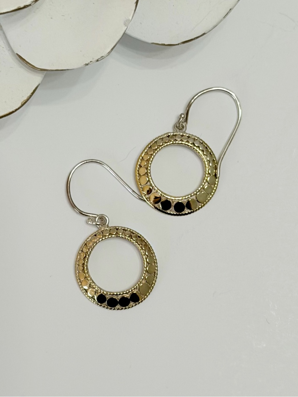 Anna Beck open circle drop earrings
